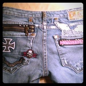 Robin's Jean Rock N Roll Straight Leg Jeans